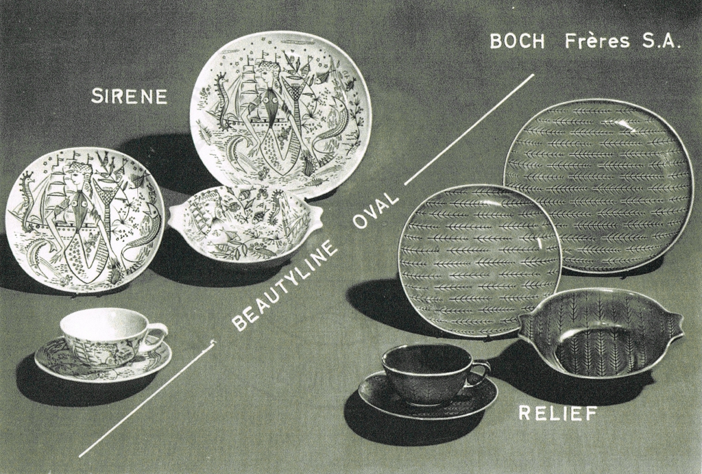 1955 {Beautyline Oval} *Sirène* & *Relief* - World of Boch Fréres & Boch Keralux - Website voor verzamelaars