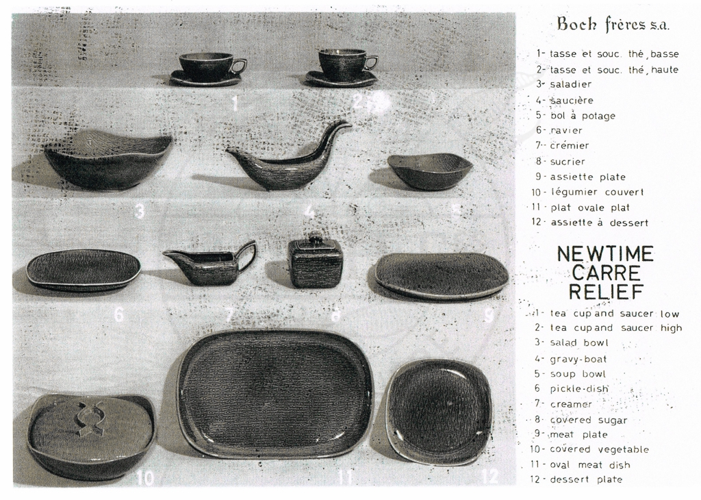 1955 {Newtime} *Relief Carré* - World of Boch Fréres & Boch Keralux - Website voor verzamelaars